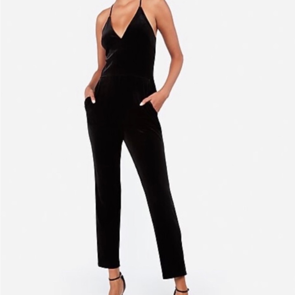 Express Velvet Jumpsuit Size 2